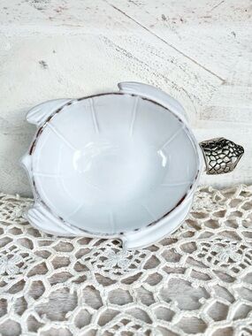Mud Pie Turtle Ceramic Dip Bowl